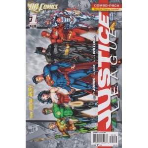 JUSTICE LEAGUE 1. FIRST PRINT. COMBO PACK. DC RELAUNCH (NEW 52). MINT.
