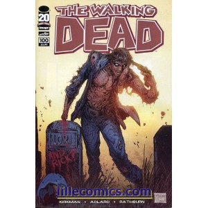 THE WALKING DEAD 100. COVER D. TODD McFARLANE. SOMETHING TO FEAR. FIRST PRINT.