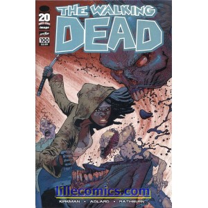 THE WALKING DEAD 100. COVER G. RYAN OTTLEY. SOMETHING TO FEAR. FIRST PRINT.