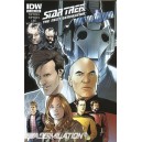 STAR TREK THE NEXT GENERATION & DOCTOR WHO 1. ASSIMILATION 2. COVER B. FIRST PRINT. 