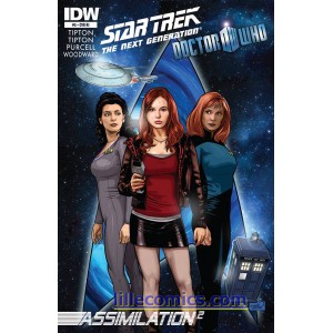 STAR TREK THE NEXT GENERATION & 11TH DOCTOR WHO. ASSIMILATION 2. COVER 5 RI.