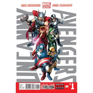 UNCANNY AVENGERS 1. MARVEL NOW! FIRST PRINT.