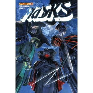 MASKS 1. ALEX ROSS. DYNAMITE. COVER A. LILLE COMICS.