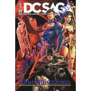 DC SAGA 7. JUSTICE LEAGUE. SUPERMAN. FLASH. OCCASION. LILLE COMICS.