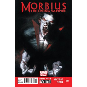 MORBIUS THE LIVING VAMPIRE 1. MARVEL NOW! FIRST PRINT.
