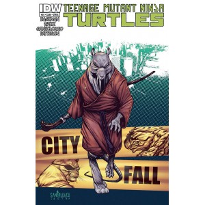 TEENAGE MUTANT NINJA TURTLES 24. CITY FALL. COVER A. TMNT