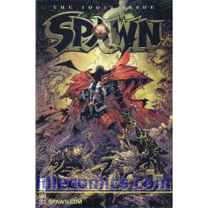 SPAWN 100. SET 6 COVERS. TODD McFARLANE.