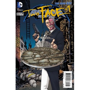 BATMAN AND ROBIN 23-1 TWO FACE. (NEW 52). COVER 3D FIRST PRINT.