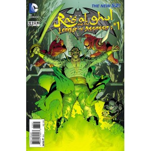 BATMAN AND ROBIN 23-3 RA'S AL GHUL AND THE LEAGUE OF ASSASSINS. (NEW 52). COVER 3D FIRST PRINT.