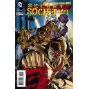 JUSTICE LEAGUE 23-4 SECRET SOCIETY. COVER 3D. FIRST PRINT.