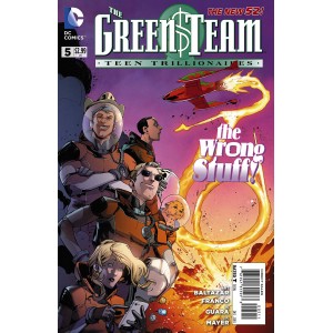 THE GREEN TEAM 5. TEEN TRILLIONNAIRES. DC RELAUNCH (NEW 52)