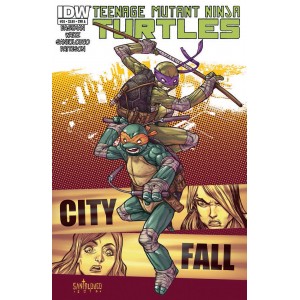 TEENAGE MUTANT NINJA TURTLES 26. CITY FALL. COVER A. TMNT