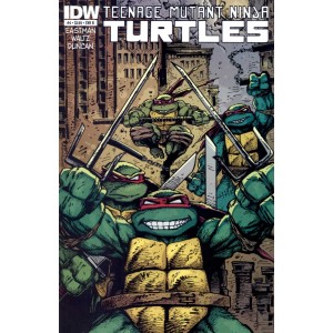 TEENAGE MUTANT NINJA TURTLES 4. COVER B. FIRST PRINT. TMNT.