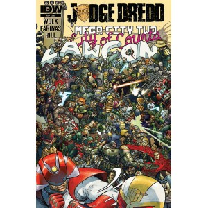 JUDGE DREDD MEGA-CITY TWO 5. COMICS COVER. IDW PUBLISHING.