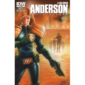 JUDGE ANDERSON, PSI-DIVISION 1. COMICS COVER. IDW PUBLISHING.