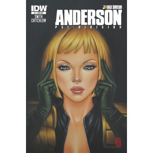JUDGE ANDERSON, PSI-DIVISION 1. SUBSCRIPTION COVER. IDW PUBLISHING.