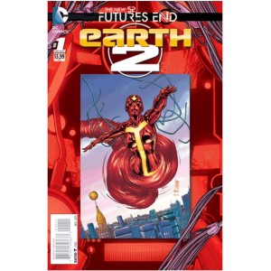 EARTH 2. FUTURES END 1. 3-D MOTION COVER. DC NEWS 52.