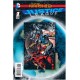 JUSTICE LEAGUE - FUTURES END 1. 3-D MOTION COVER. DC NEWS 52.