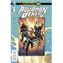 AQUAMAN AND THE OTHERS FUTURES END 1. 3-D MOTION COVER. DC NEWS 52.
