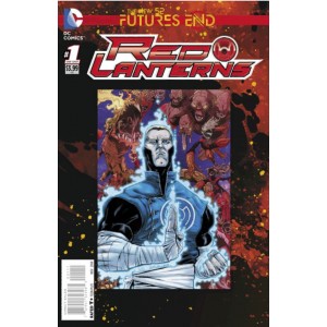 RED LANTERNS FUTURES END 1. 3-D MOTION COVER. DC NEWS 52.