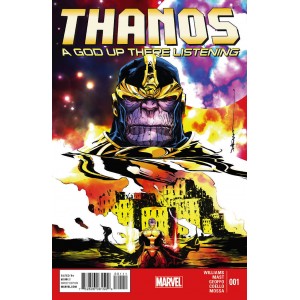 THANOS A GOD UP THERE LISTENING 1. MARVEL NOW!.