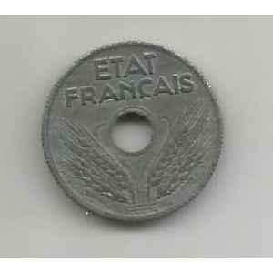 10 CENTIMES. 1941 ÉTAT FRANCAIS GRAND MODULE. LILLE COLLECTIONS.