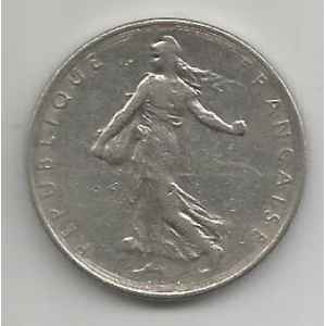 1 FRANC 1961. SEMEUSE. LILLE COLLECTIONS.