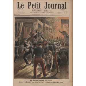 LE PETIT JOURNAL 282 DU 12 AVRIL 1896. HOPITAL SAINT SAUVEUR. LILLE COLLECTIONS