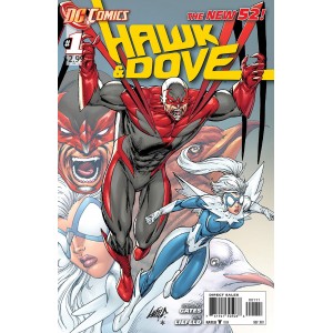 HAWK AND DOVE 1. SECOND PRINT. DC RELAUNCH (NEW 52)