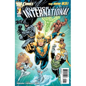 JUSTICE LEAGUE INTERNATIONAL 1. SECOND PRINT. DC RELAUNCH (NEW 52)