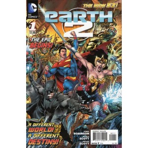 EARTH 2-1. EARTH TWO 1. DC RELAUNCH (NEW 52). SECOND PRINT.