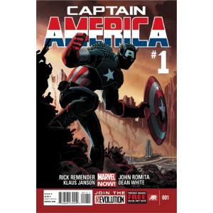 CAPTAIN AMERICA 1. MARVEL NOW! FIRST PRINT.
