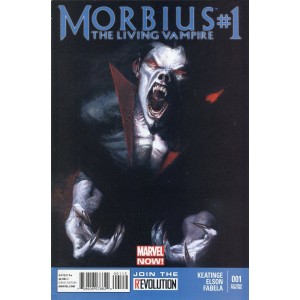 MORBIUS THE LIVING VAMPIRE 1. MARVEL NOW! SECOND PRINT.