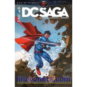 DC SAGA HORS SERIE 1. SUPERMAN. SUPERBOY. SUPERGIRL. HE’L ON EARTH’. DC COMICS. NEUF. LILLE COMICS.