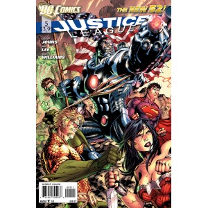 JUSTICE LEAGUE 5. DC RELAUNCH (NEW 52). MINT.