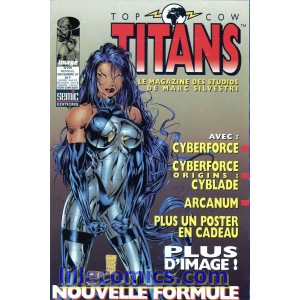 TITANS 216. CYBERFORCE. CYBLADE. ARCANUM. OCCASION. LILLE COMICS.