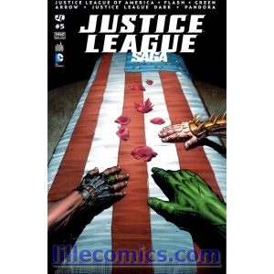 JUSTICE LEAGUE SAGA 5. FLASH. GREEN AROW. DC COMICS. NEUF. LILLE COMICS.