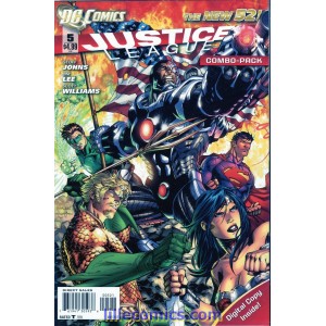JUSTICE LEAGUE 5. COMBO-PACK. DC RELAUNCH (NEW 52)