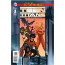 TEEN TITANS FUTURES END 1. 3-D MOTION COVER. DC NEWS 52.