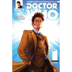 DOCTOR WHO. THE 10TH DOCTOR 4. COMICS COVER. TITANS COMICS.