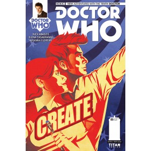 DOCTOR WHO. THE 10TH DOCTOR 5. COMICS COVER. TITANS COMICS.