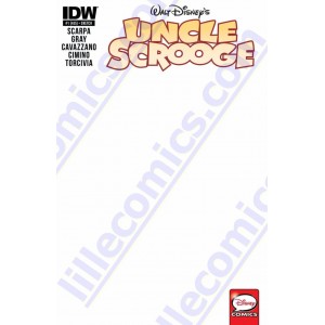 UNCLE SCROOGE 1. VARIANTE SKETCH COVER. DISNEY COMICS. IDW PUBLISHING.